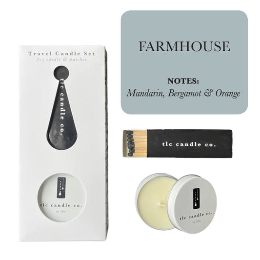 Farmhouse Travel Candle
